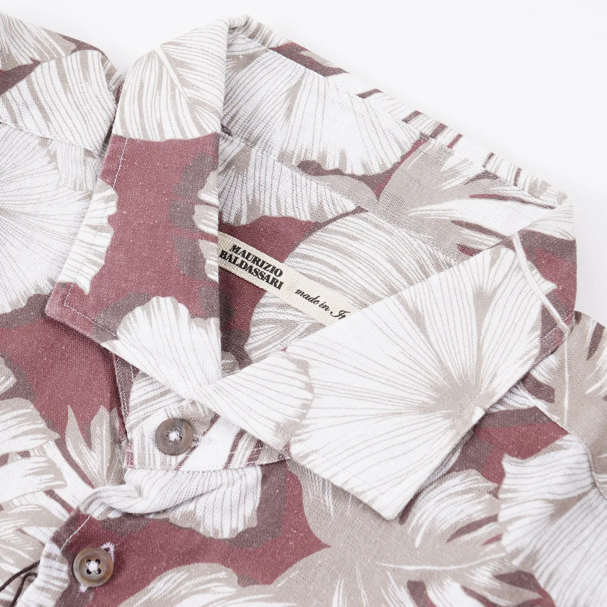 Maurizio Baldassari Floral Linen Shirt Clothing_Maurizio-Baldassari