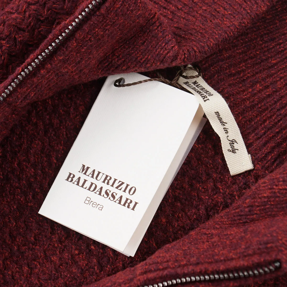 Maurizio Baldassari Full-Zip Cardigan Sweater Clothing_Maurizio-Baldassari