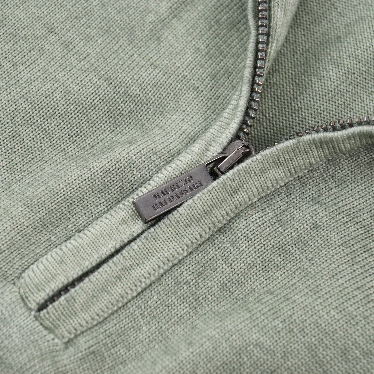 Maurizio Baldassari Half-Zip Wool Sweater Clothing_Maurizio-Baldassari