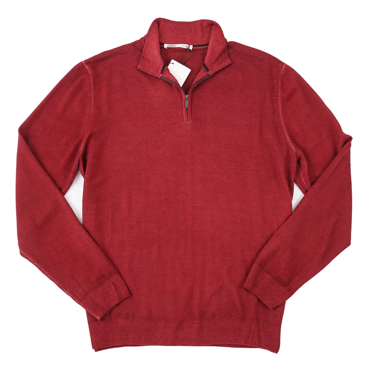Maurizio Baldassari Half-Zip Wool Sweater Clothing_Maurizio-Baldassari