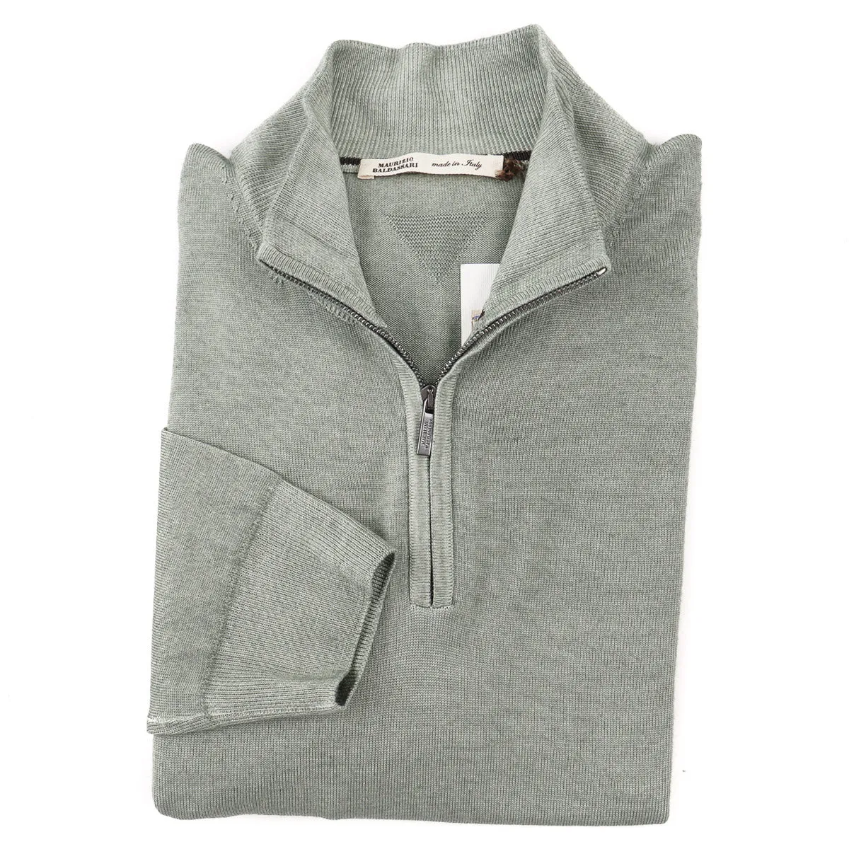 Maurizio Baldassari Half-Zip Wool Sweater Clothing_Maurizio-Baldassari