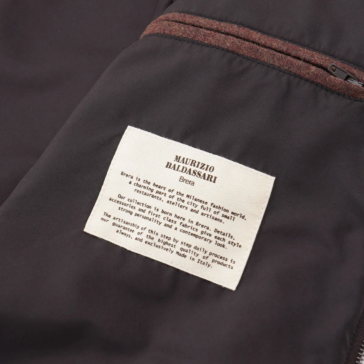 Maurizio Baldassari Jersey Flannel Bomber Jacket Clothing_Maurizio-Baldassari