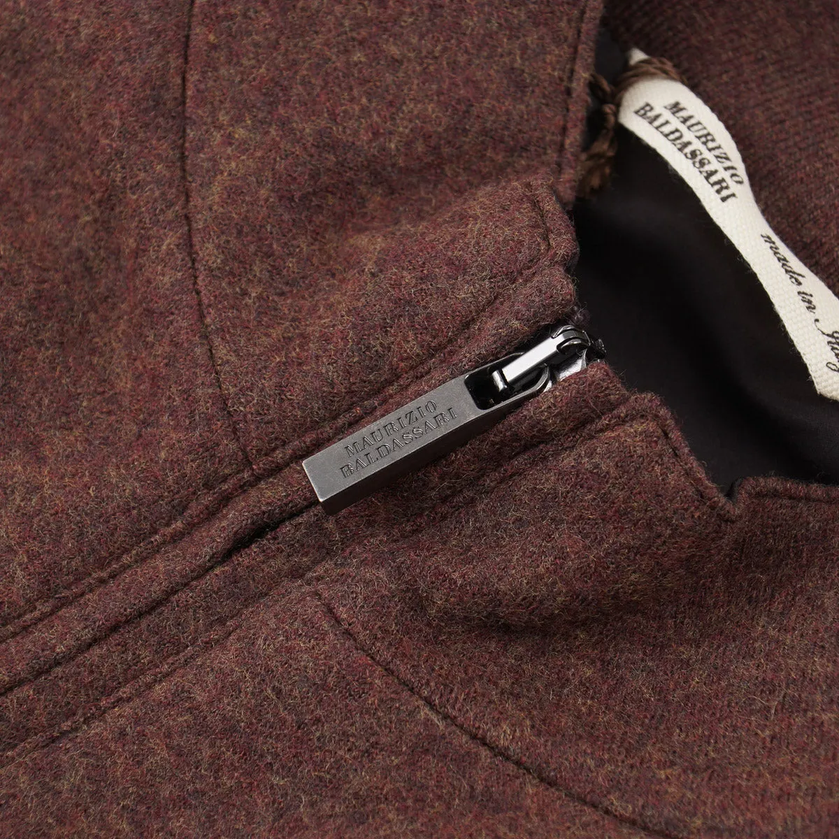Maurizio Baldassari Jersey Flannel Bomber Jacket Clothing_Maurizio-Baldassari