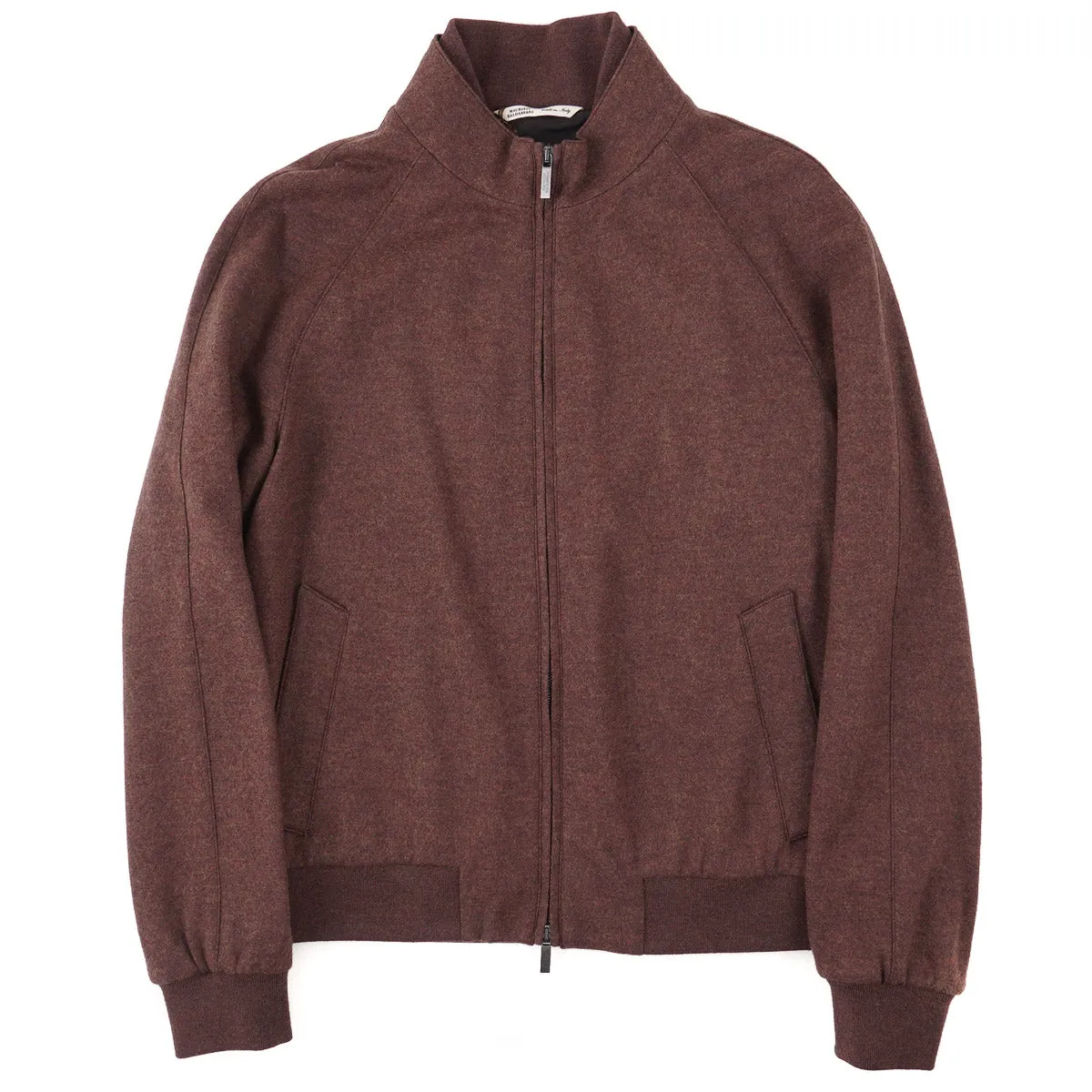 Maurizio Baldassari Jersey Flannel Bomber Jacket Clothing_Maurizio-Baldassari