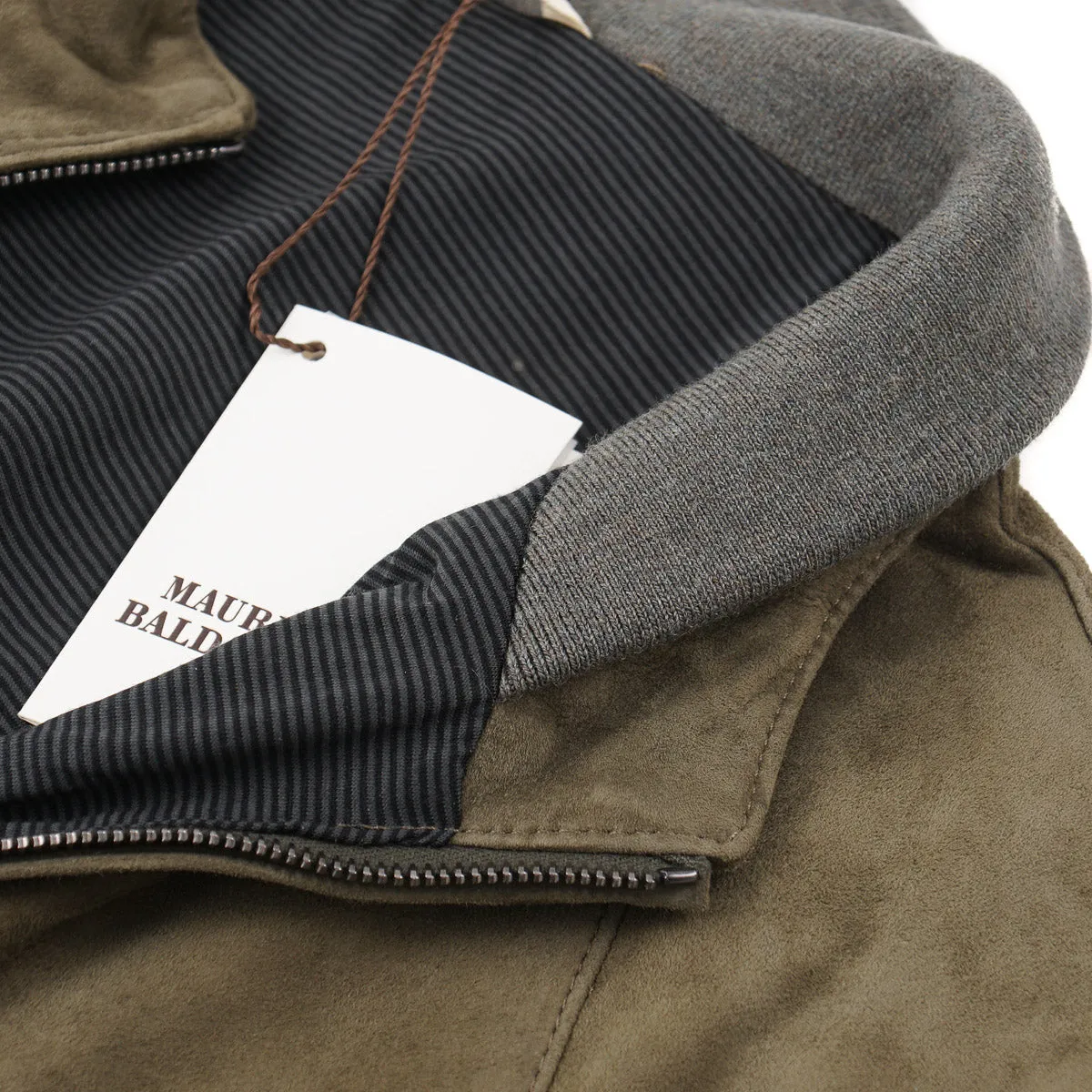 Maurizio Baldassari Lamb Suede Bomber Jacket Clothing_Maurizio-Baldassari