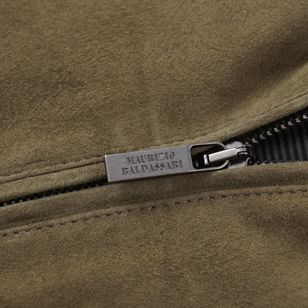 Maurizio Baldassari Lamb Suede Bomber Jacket Clothing_Maurizio-Baldassari