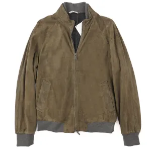 Maurizio Baldassari Lamb Suede Bomber Jacket Clothing_Maurizio-Baldassari