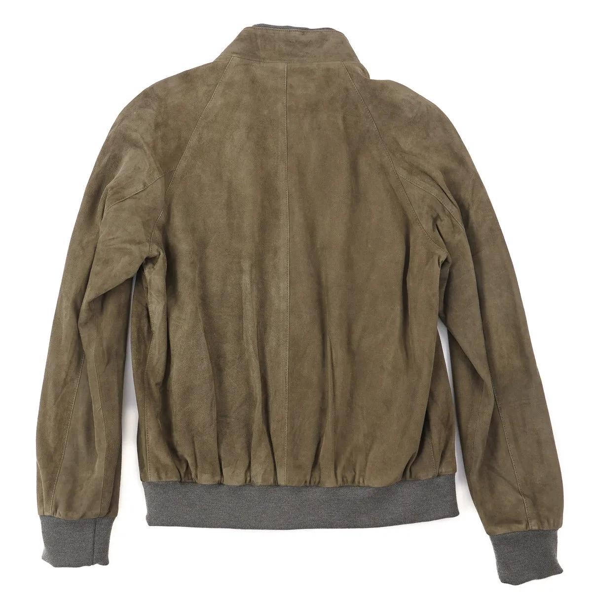 Maurizio Baldassari Lamb Suede Bomber Jacket Clothing_Maurizio-Baldassari