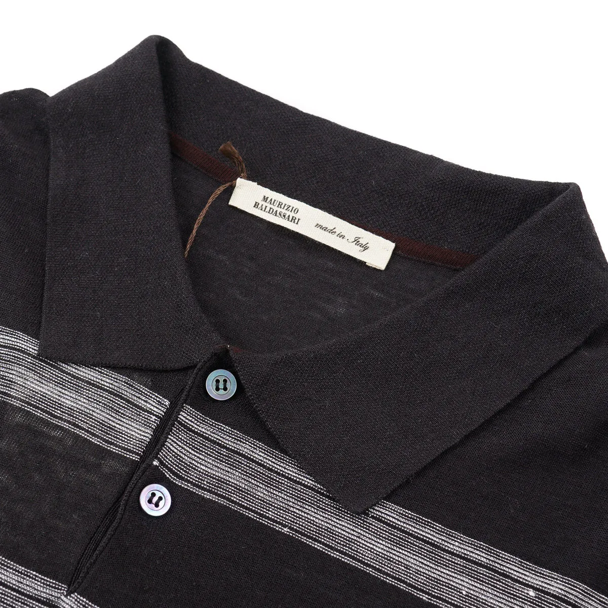 Maurizio Baldassari Linen-Silk Polo Clothing_Maurizio-Baldassari