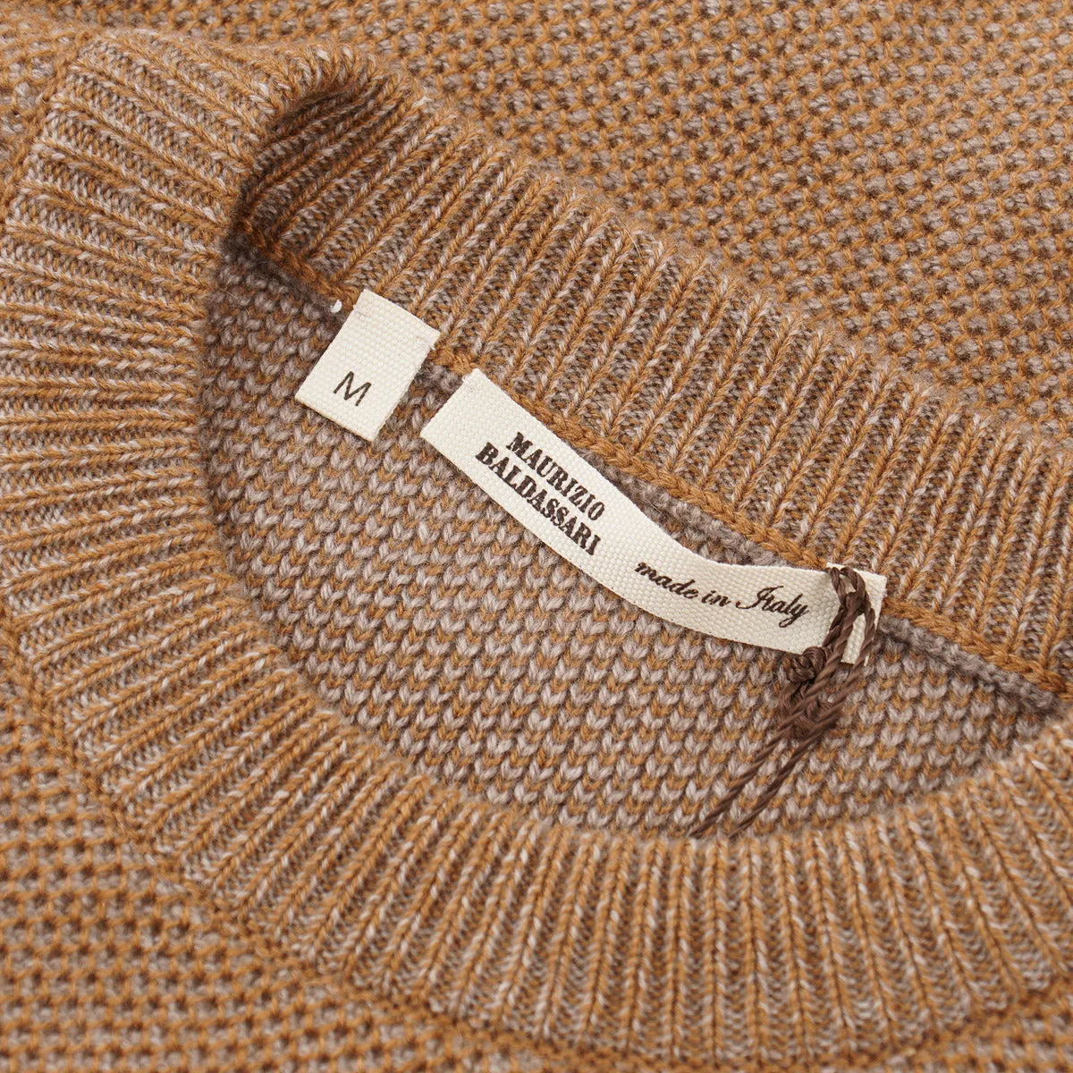 Maurizio Baldassari Piquet Cashmere Sweater Clothing_Maurizio-Baldassari