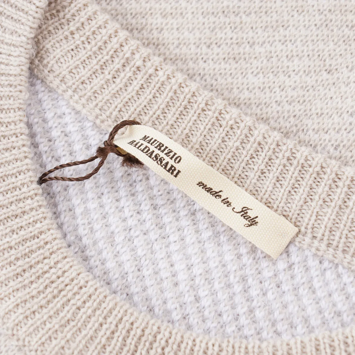 Maurizio Baldassari Piquet Knit Sweater Clothing_Maurizio-Baldassari