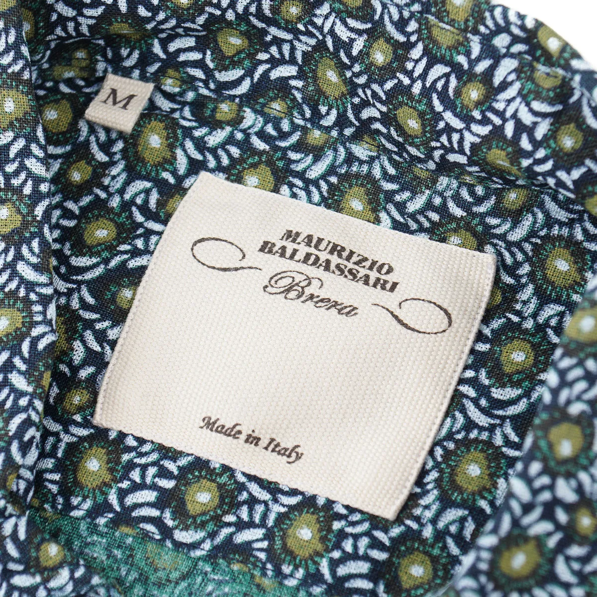 Maurizio Baldassari Printed Linen Shirt Clothing_Maurizio-Baldassari