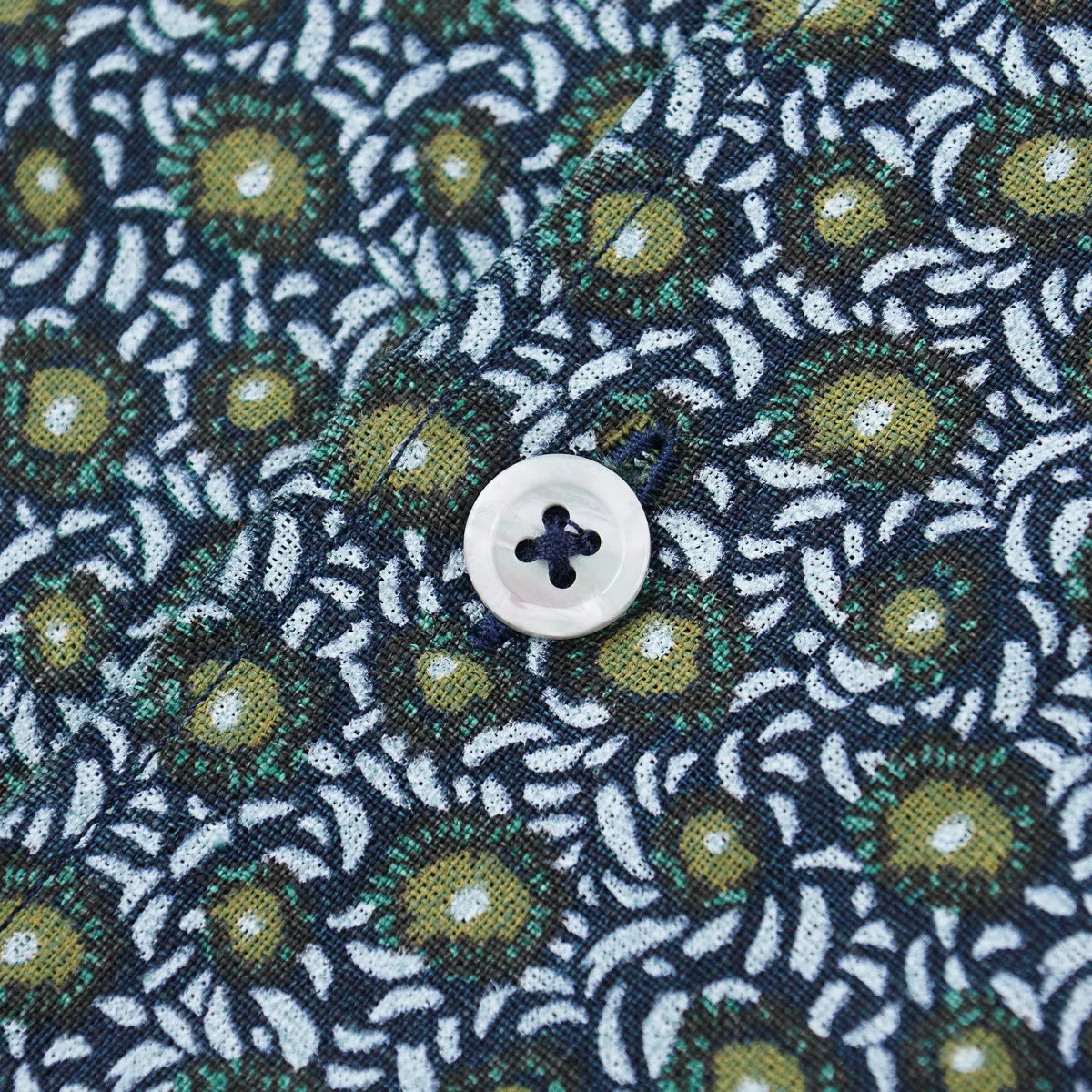 Maurizio Baldassari Printed Linen Shirt Clothing_Maurizio-Baldassari