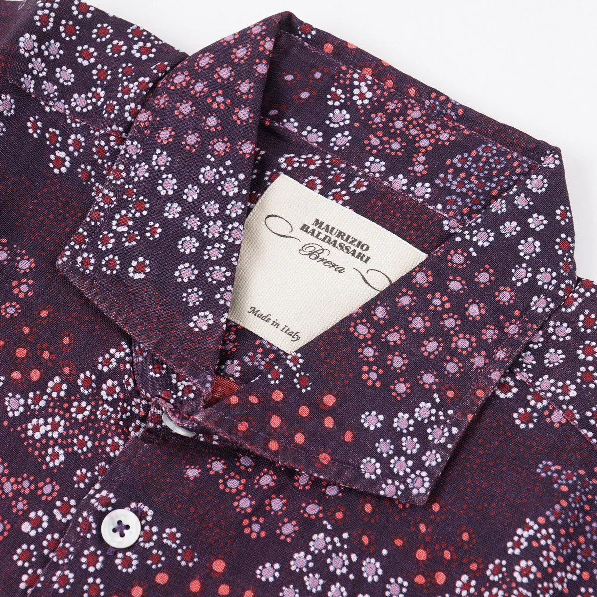 Maurizio Baldassari Printed Linen Shirt Clothing_Maurizio-Baldassari