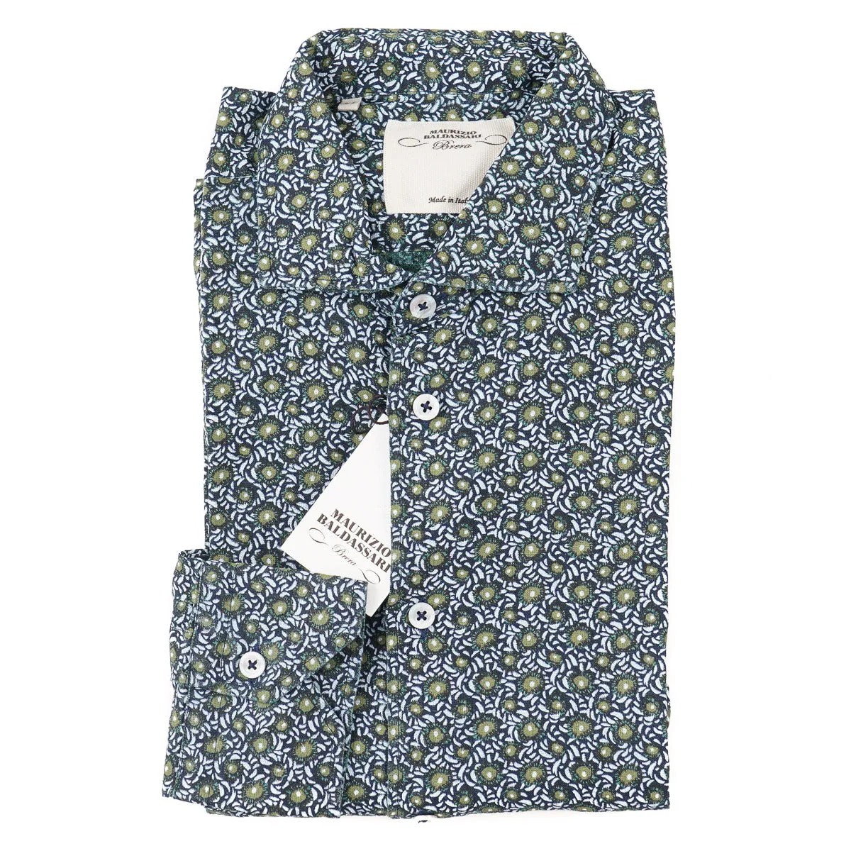 Maurizio Baldassari Printed Linen Shirt Clothing_Maurizio-Baldassari