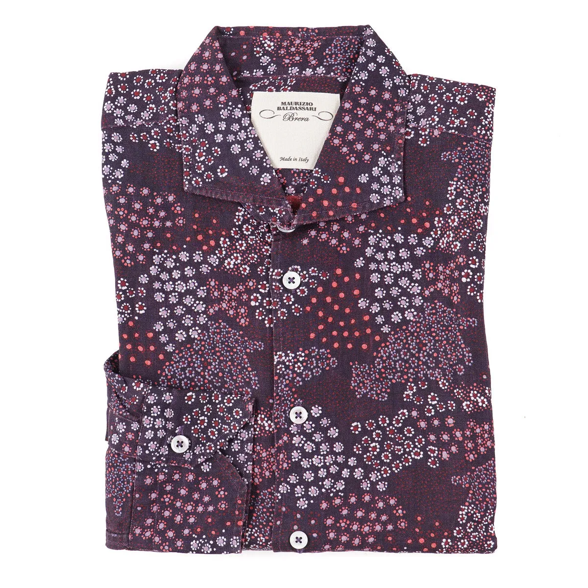 Maurizio Baldassari Printed Linen Shirt Clothing_Maurizio-Baldassari