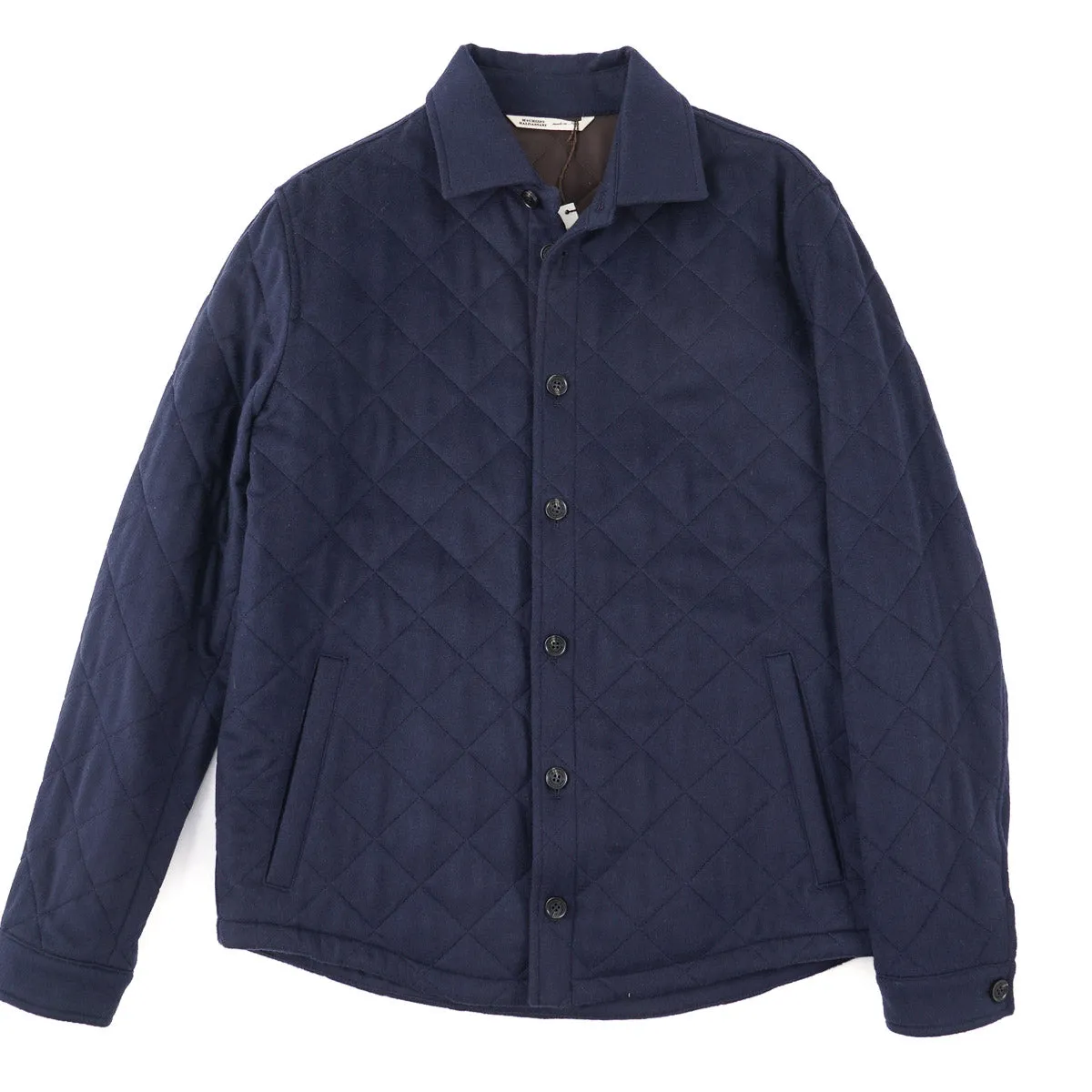 Maurizio Baldassari Quilted Cashmere Overshirt Clothing_Maurizio-Baldassari