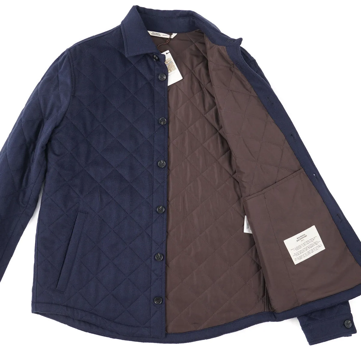 Maurizio Baldassari Quilted Cashmere Overshirt Clothing_Maurizio-Baldassari