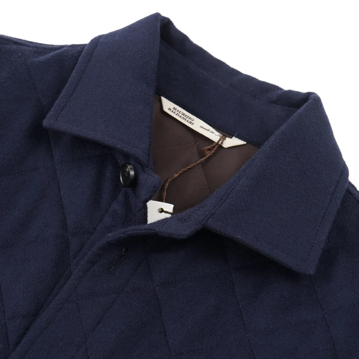 Maurizio Baldassari Quilted Cashmere Overshirt Clothing_Maurizio-Baldassari