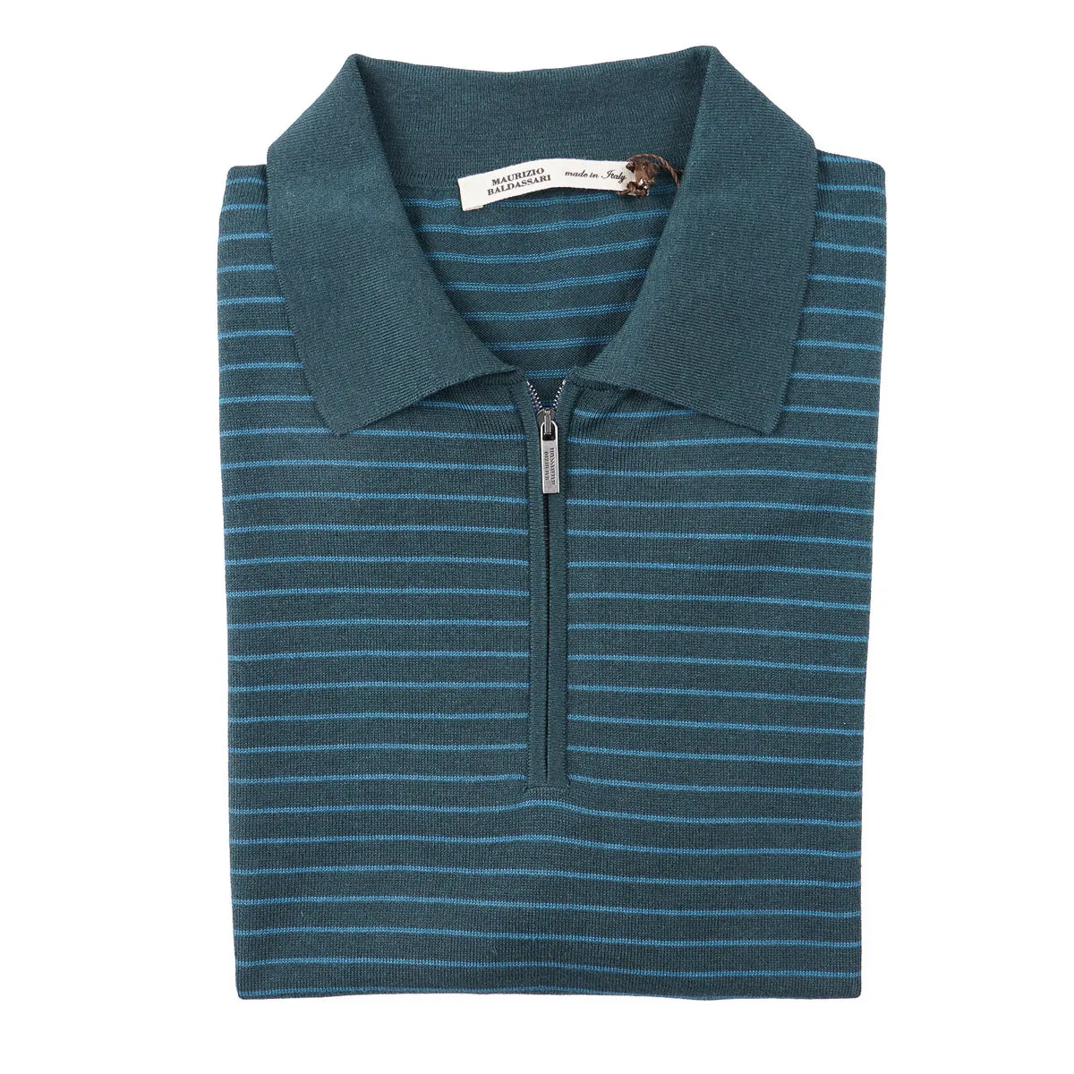 Maurizio Baldassari Silk-Cotton Polo Clothing_Maurizio-Baldassari
