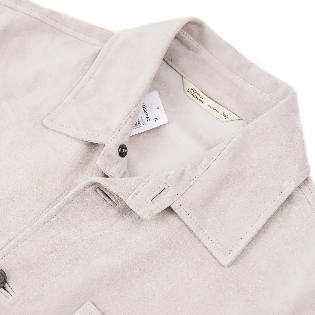 Maurizio Baldassari Suede Leather Overshirt Clothing_Maurizio-Baldassari