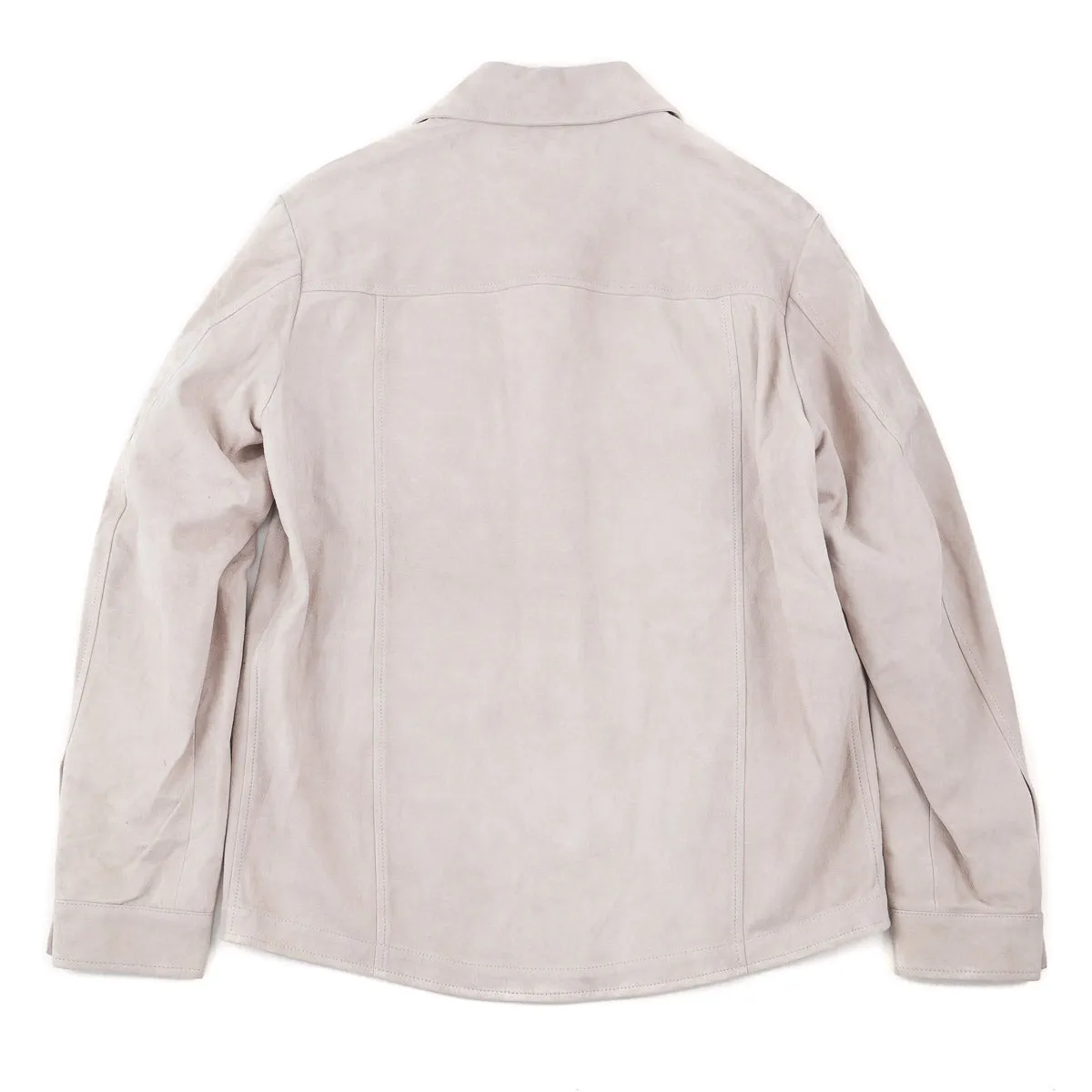 Maurizio Baldassari Suede Leather Overshirt Clothing_Maurizio-Baldassari