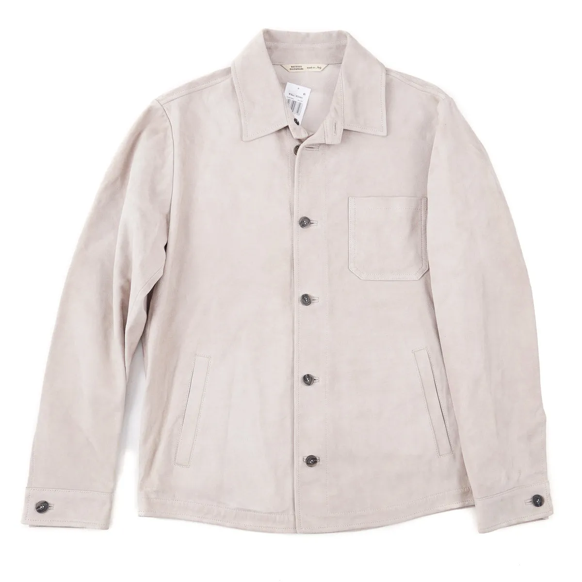 Maurizio Baldassari Suede Leather Overshirt Clothing_Maurizio-Baldassari