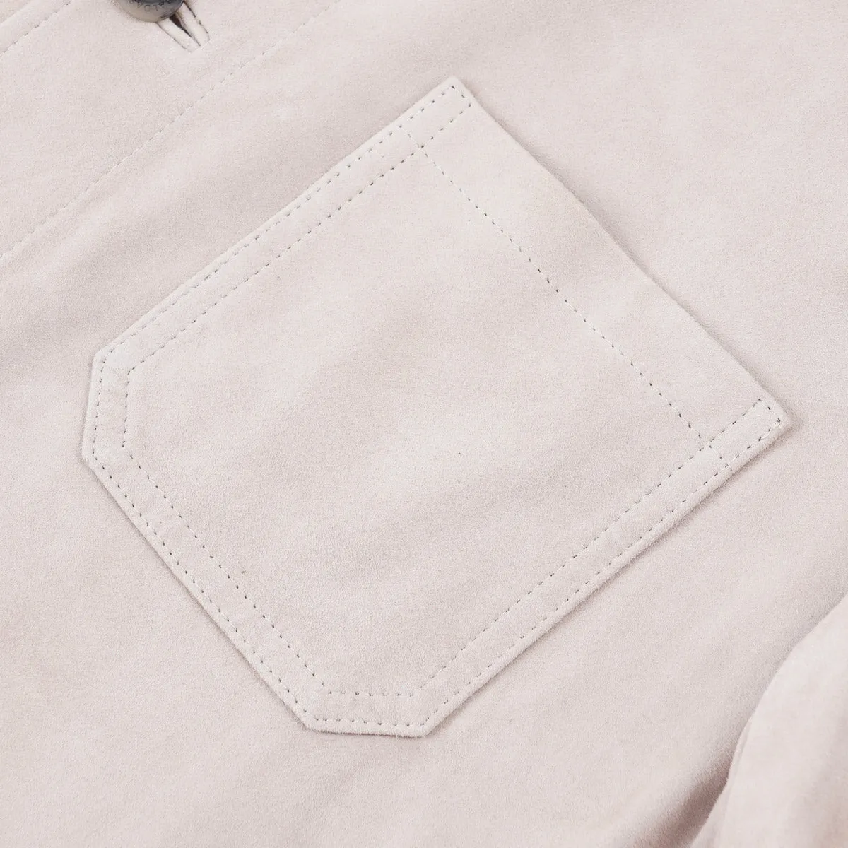 Maurizio Baldassari Suede Leather Overshirt Clothing_Maurizio-Baldassari
