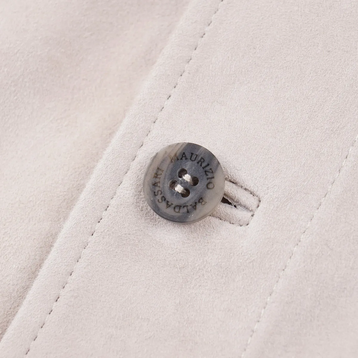 Maurizio Baldassari Suede Leather Overshirt Clothing_Maurizio-Baldassari