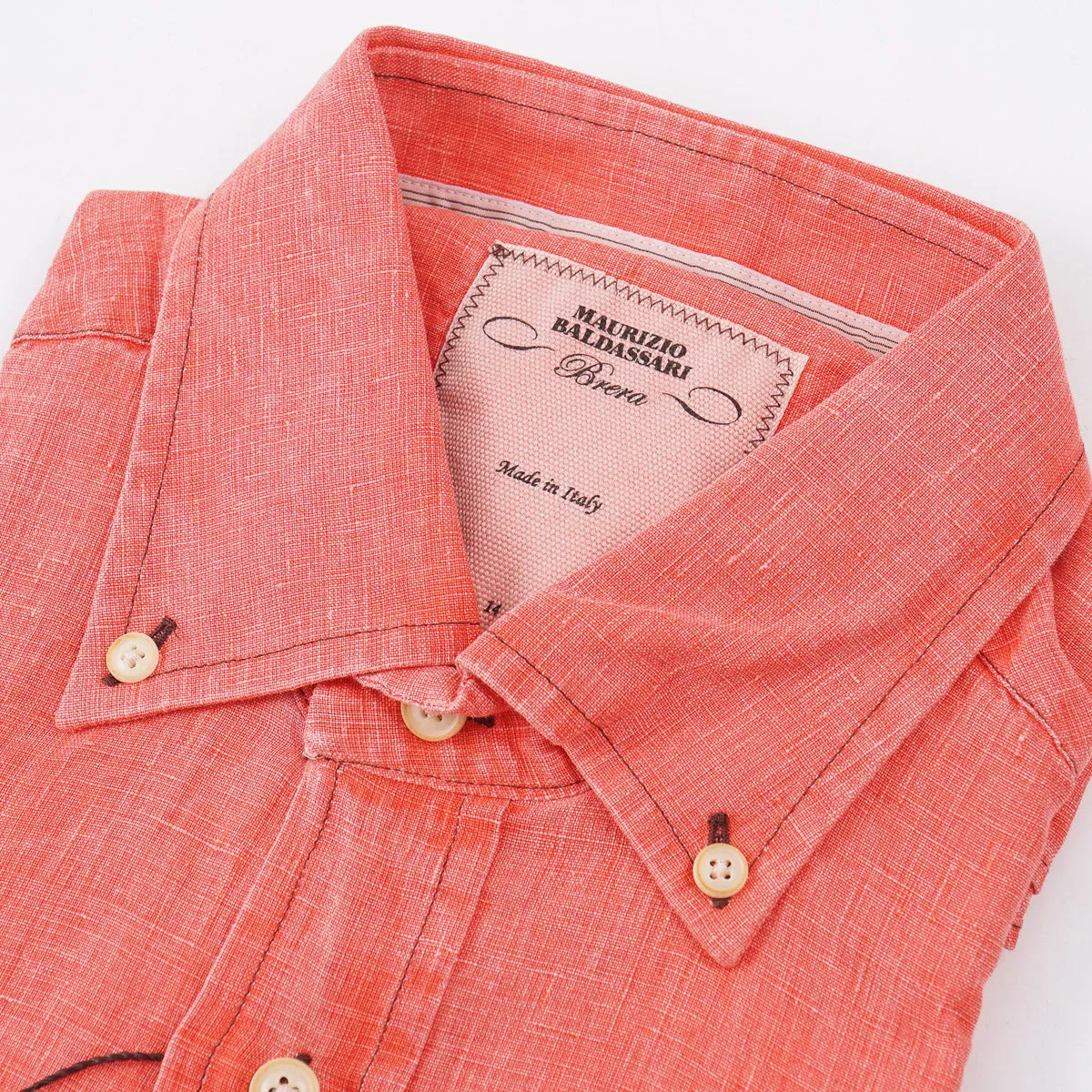 Maurizio Baldassari Washed Linen Shirt Clothing_Maurizio-Baldassari