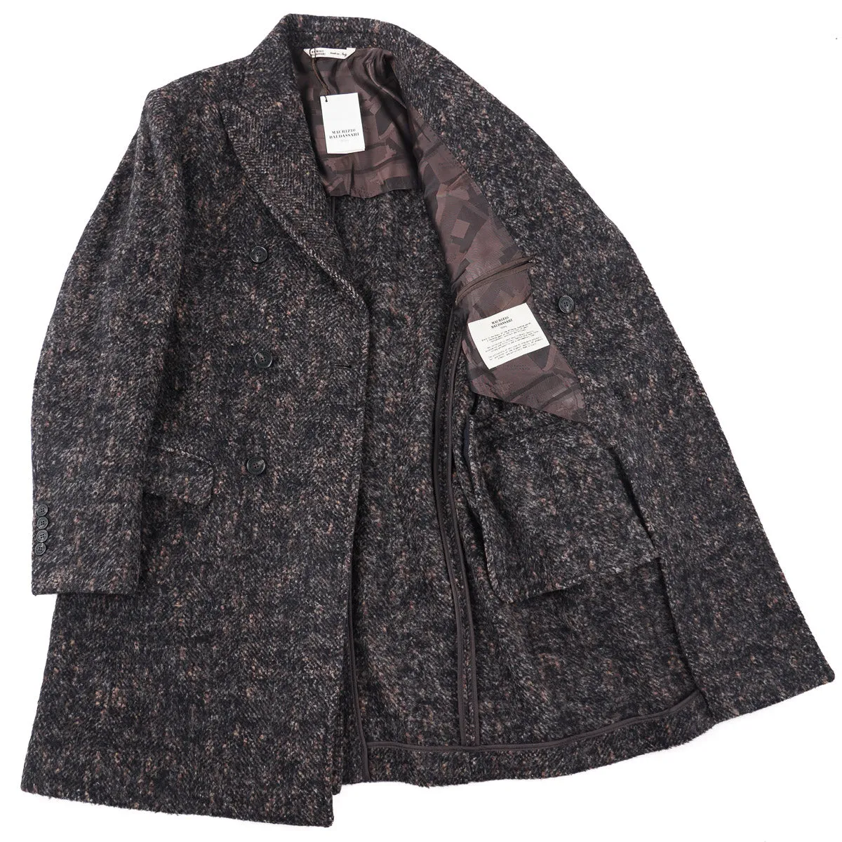 Maurizio Baldassari Wool and Baby Alpaca Coat Clothing_Maurizio-Baldassari