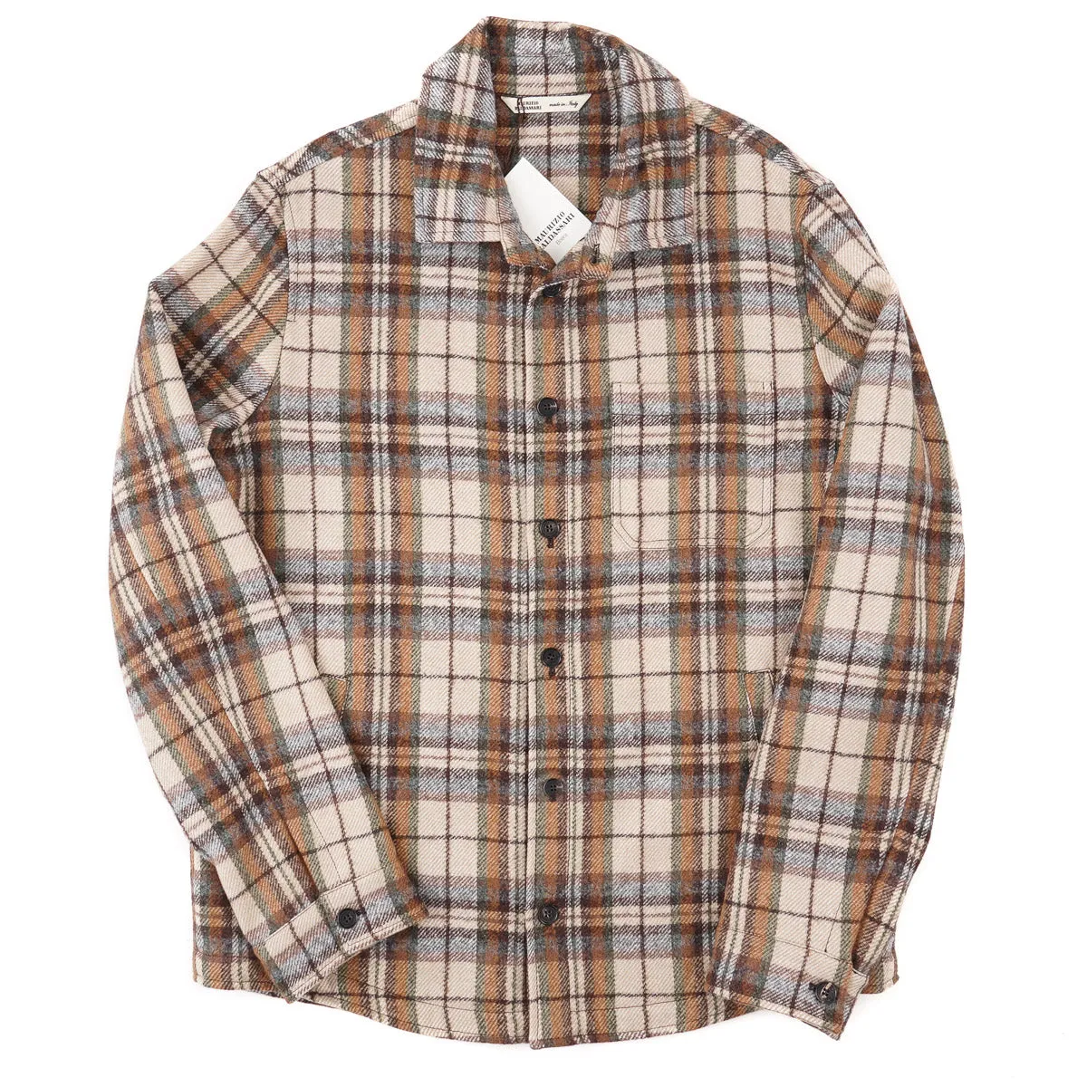 Maurizio Baldassari Wool-Baby Alpaca Overshirt Clothing_Maurizio-Baldassari