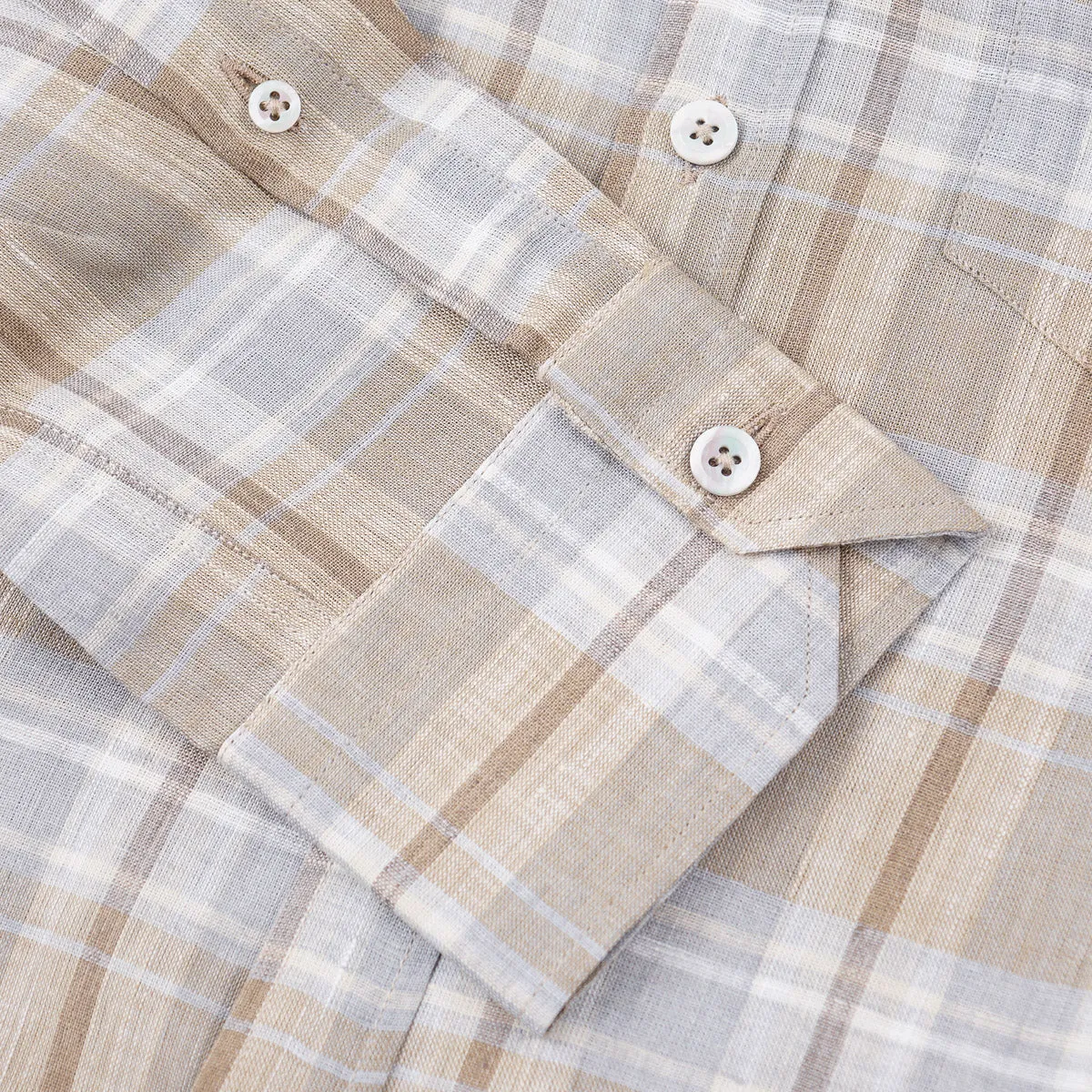 Maurizio Baldassari Woven Linen Shirt Clothing_Maurizio-Baldassari