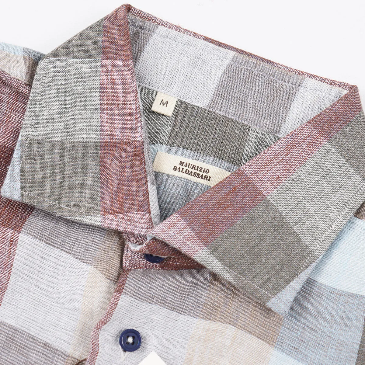 Maurizio Baldassari Woven Linen Shirt Clothing_Maurizio-Baldassari