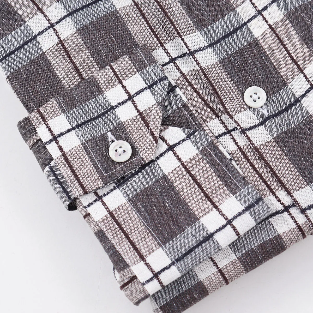 Maurizio Baldassari Woven Linen Shirt Clothing_Maurizio-Baldassari
