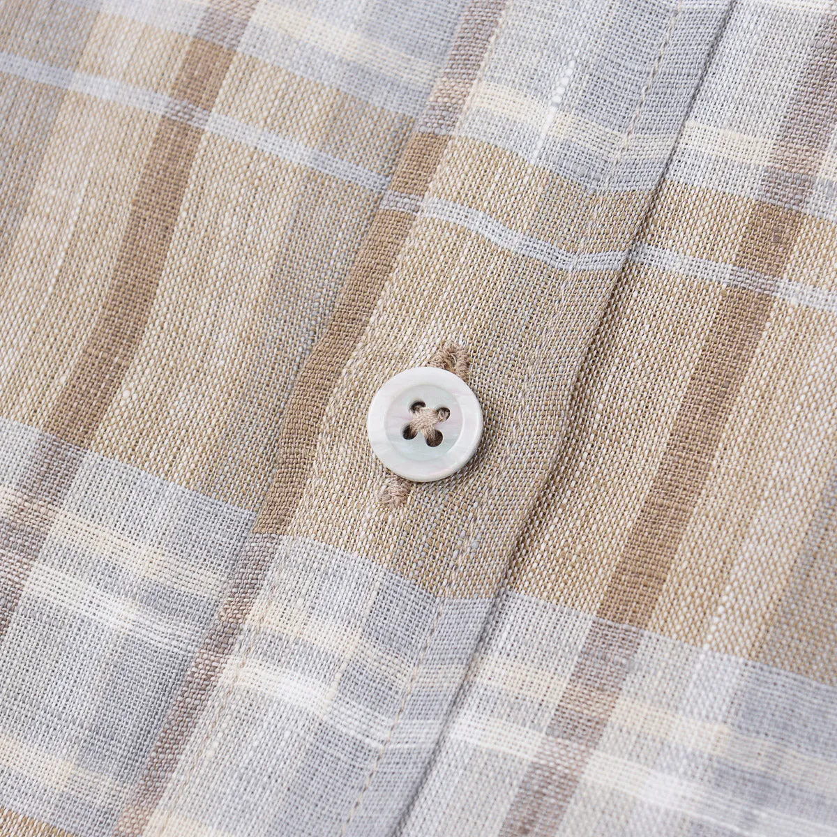 Maurizio Baldassari Woven Linen Shirt Clothing_Maurizio-Baldassari