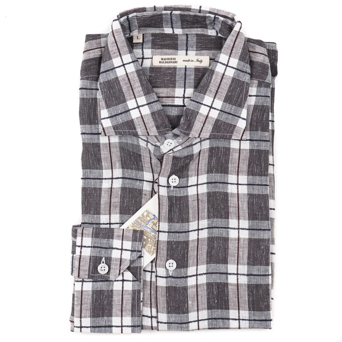 Maurizio Baldassari Woven Linen Shirt Clothing_Maurizio-Baldassari