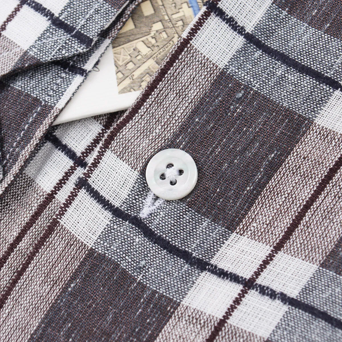 Maurizio Baldassari Woven Linen Shirt Clothing_Maurizio-Baldassari