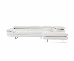 Mauro Leather Right Sectional sofa,couch,living room furniture