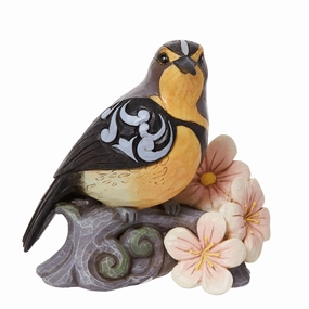 Meadowlark with Flowers figurines,decorative figurines,home accents