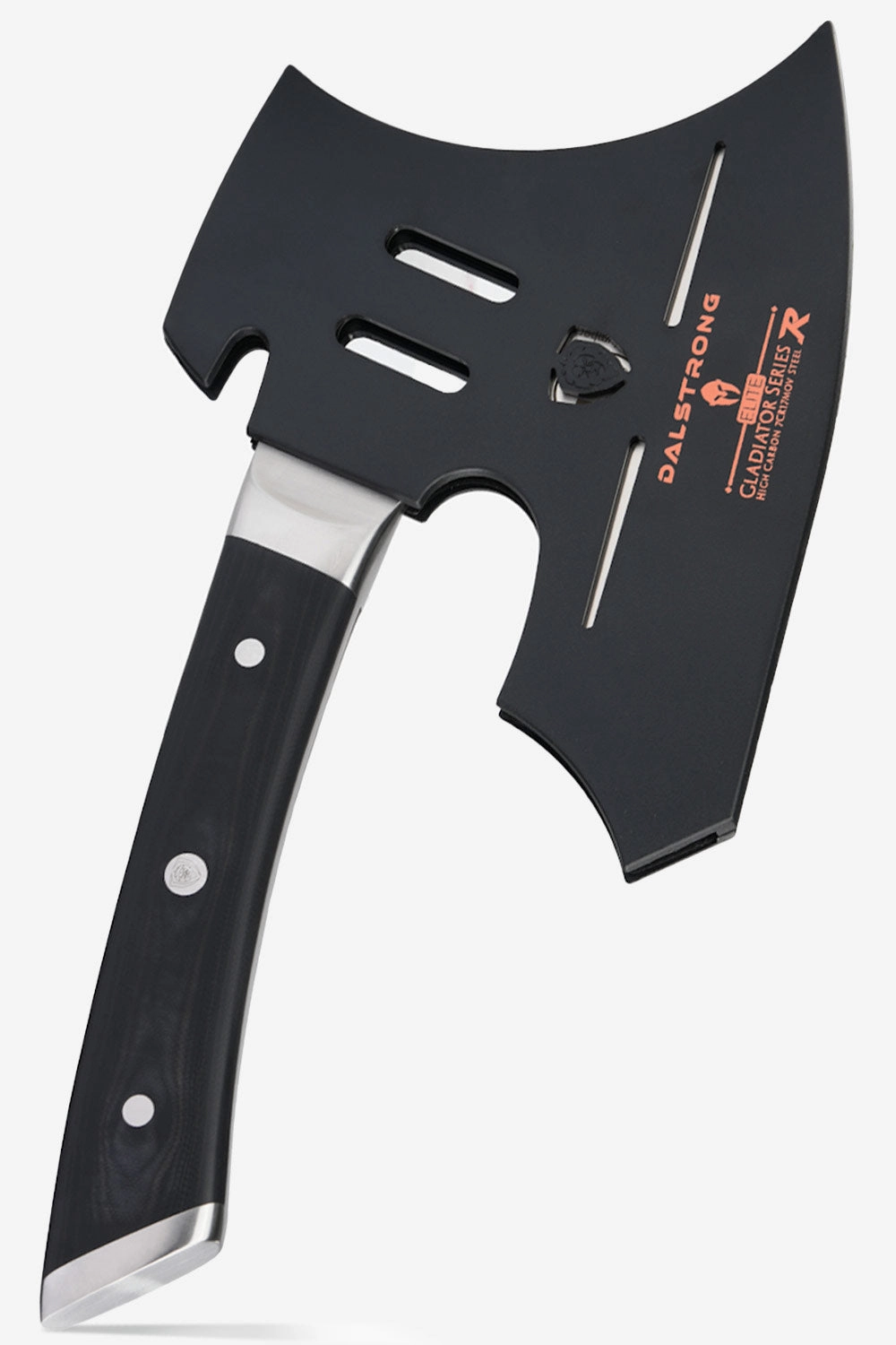 Meat Chopper 8" with Acacia Wood Stand | 'The Punisher' | Gladiator Series | NSF Certified | Dalstrong 