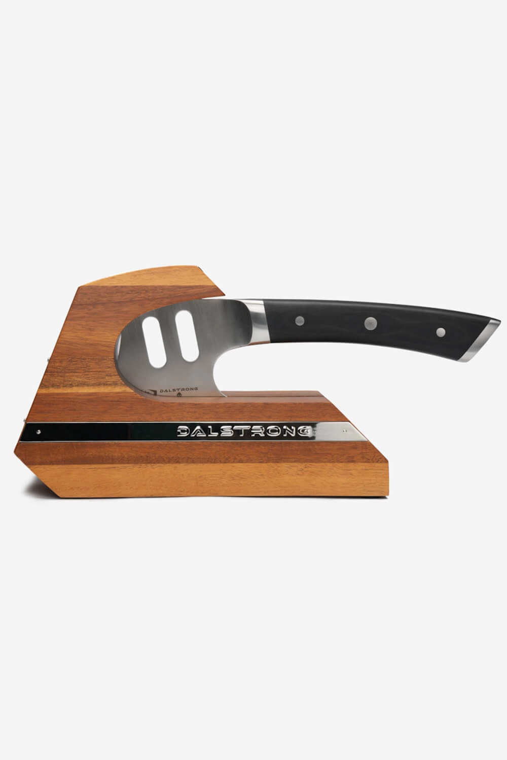 Meat Chopper 8" with Acacia Wood Stand | 'The Punisher' | Gladiator Series | NSF Certified | Dalstrong 