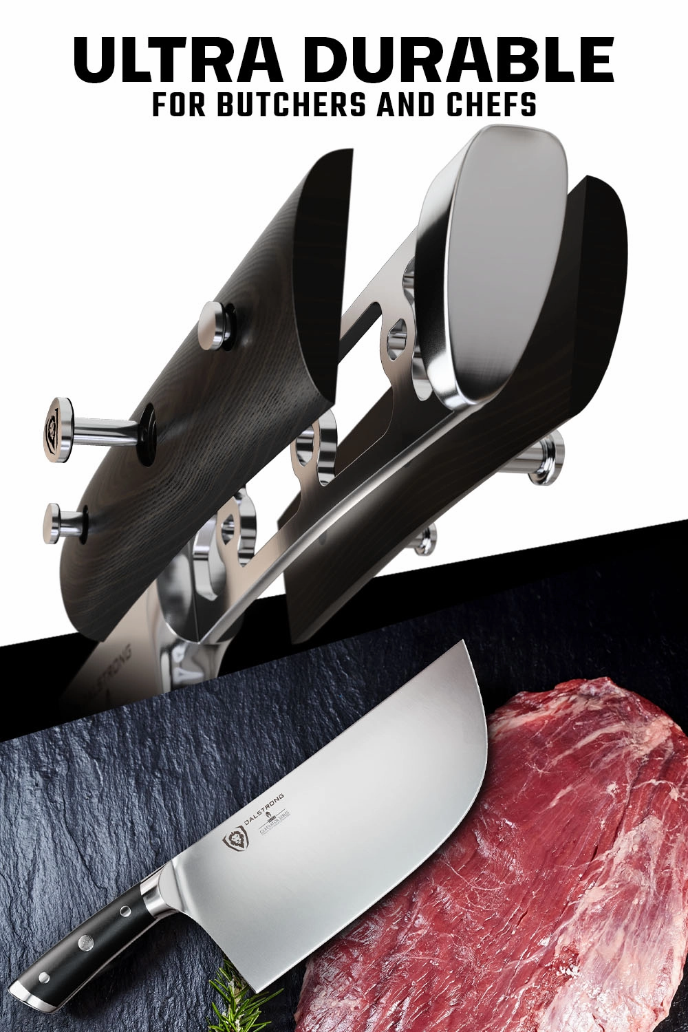 Meat Cleaver 9" | Ravager | Gladiator Series | NSF Certified |  Dalstrong 