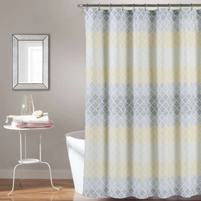 Medallion Ombre Shower Curtain shower curtain,bath curtain,bathroom decor