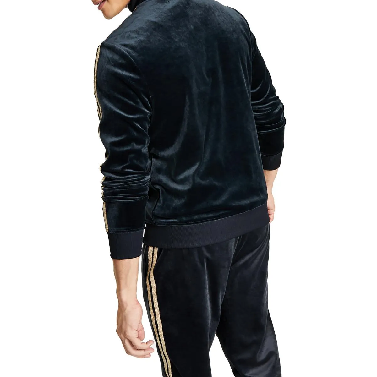 Mens Velour Sweatshirt Track Jacket ecco Shoes