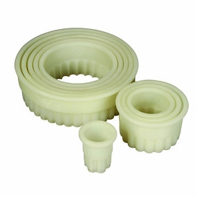 Mercer M35501 Fluted Dough / Cookie Cutters 9 pc. Set baking tools,cake baking,kitchen gadgets