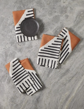 Meridian Linen Napkins by Hadiya Williams home decor,home accents,interior accessories