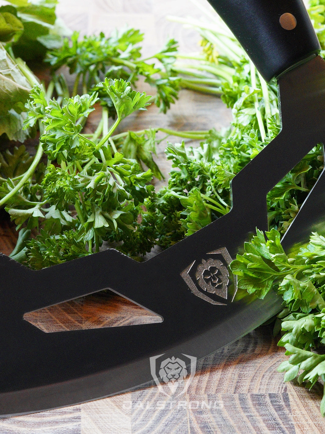 Mezzaluna Knife 8.5" | ABS Handles | Gladiator Series | Dalstrong 