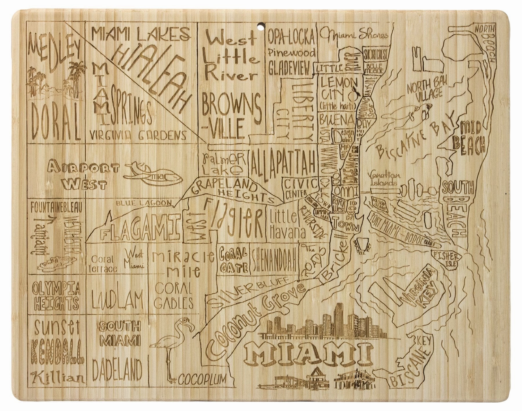 Miami City Board cutting board,chopping board,kitchen tools