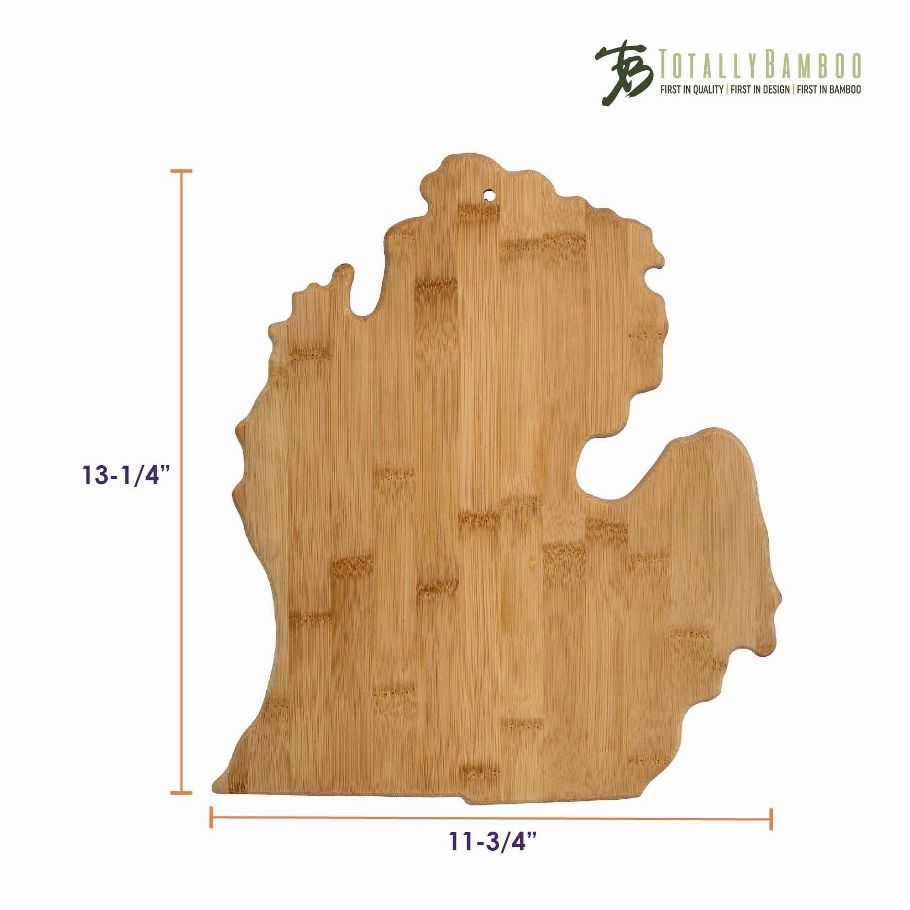 Michigan Mitten Cutting Board, 13-1/4" x 11-3/4"